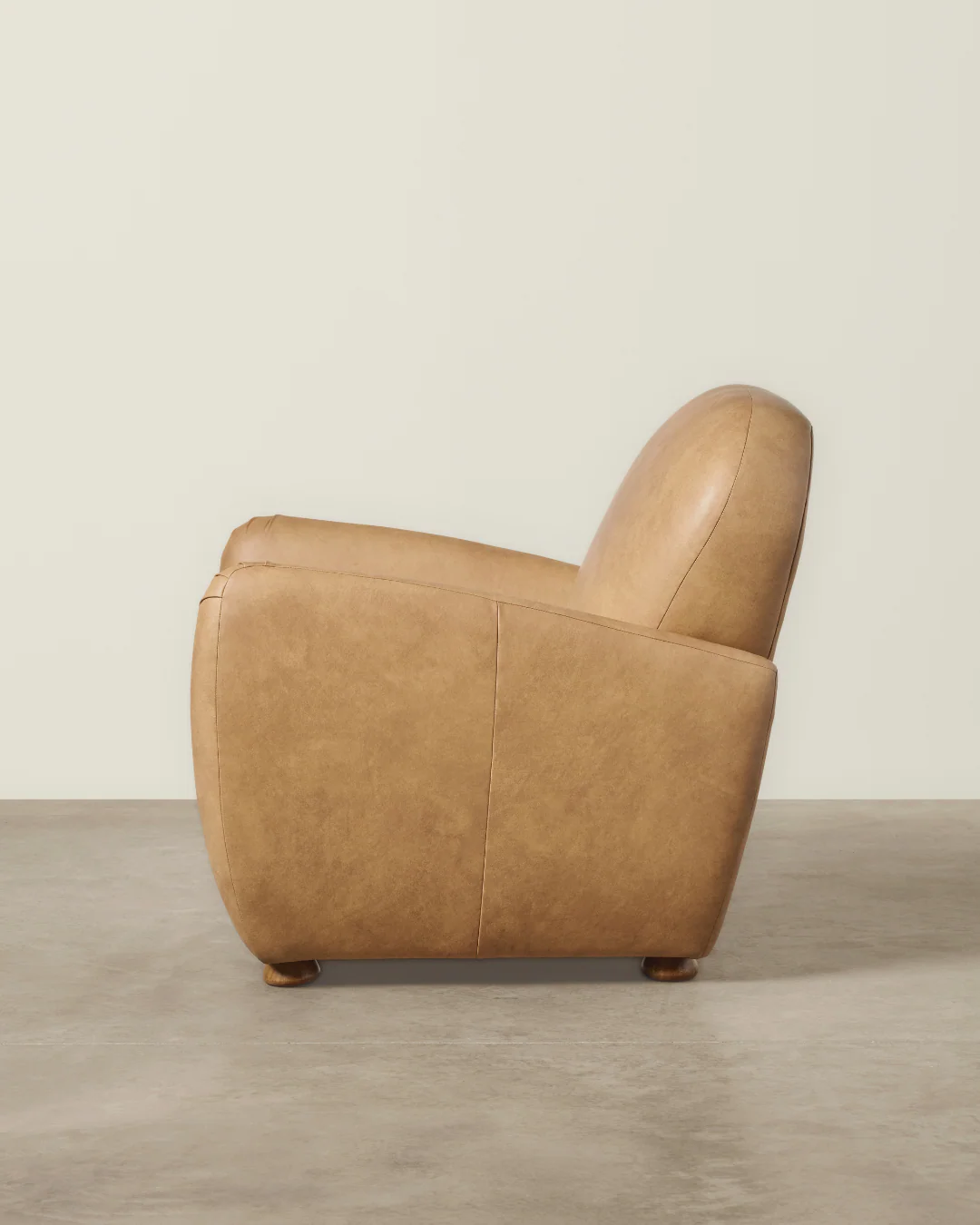 Edith Armchair - Tan Leather - Image 3