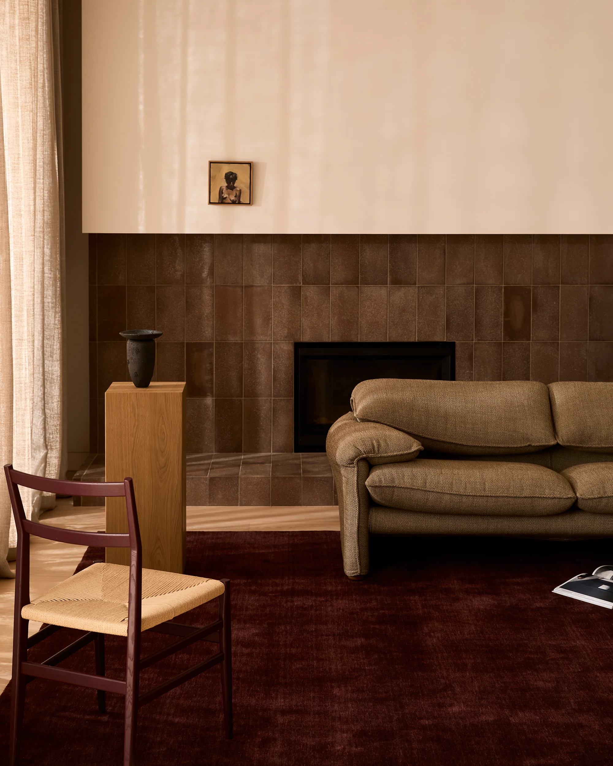 Lake Rug Bordeaux - Image 4